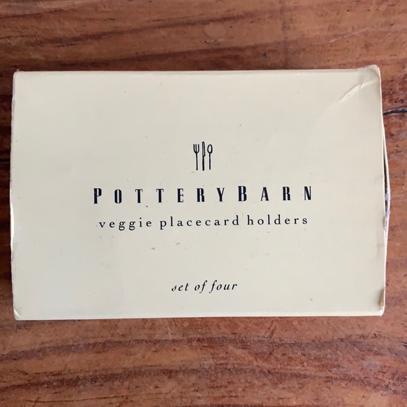 Pottery Barn Other - 💰FINAL PRICE!💰 Pottery Barn Veggie Placecard Holders